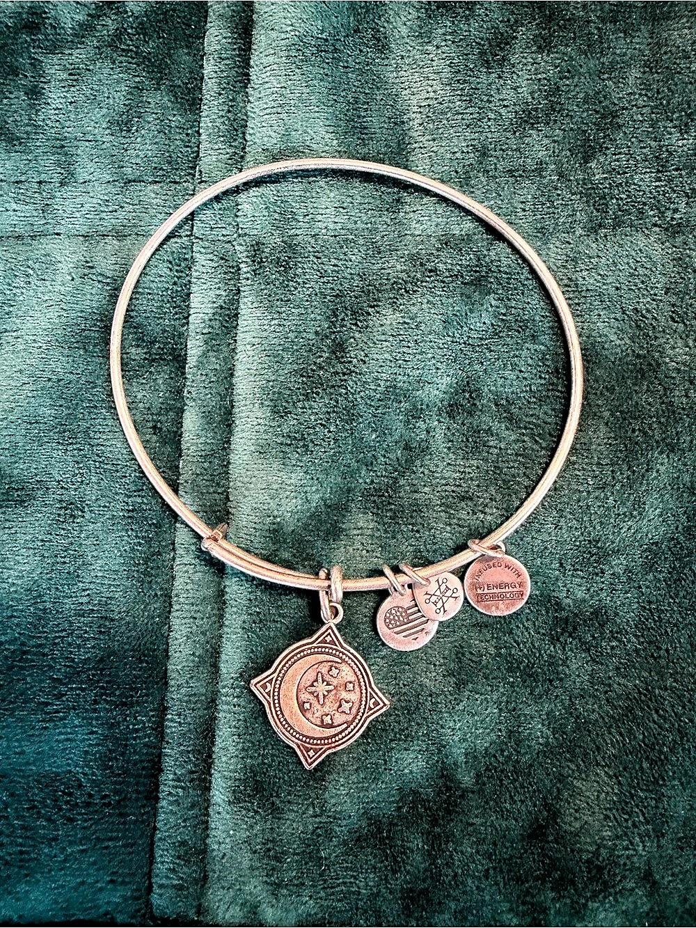 Alex and Ani Moon Charm Bracelet